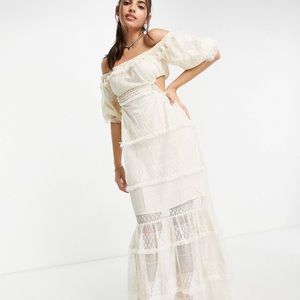 Skylar Rose from ASOS Off the Shoulder Dress